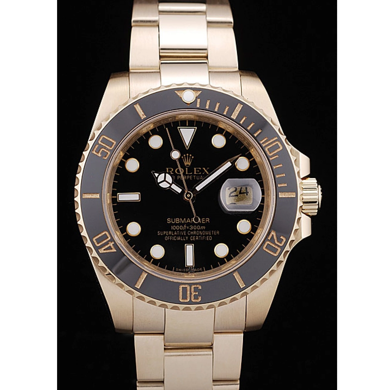 Rolex copies cheap Ceramic Submariner 98231 Black Bezel Rolex Dial Black 0629
